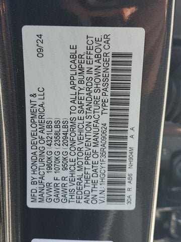 2024 Honda Accord Sedan EX