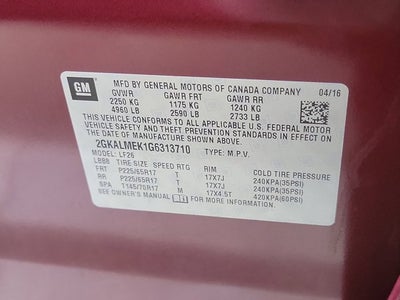 2016 GMC Terrain SLE