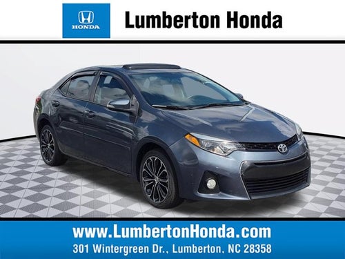 2016 Toyota Corolla S Plus