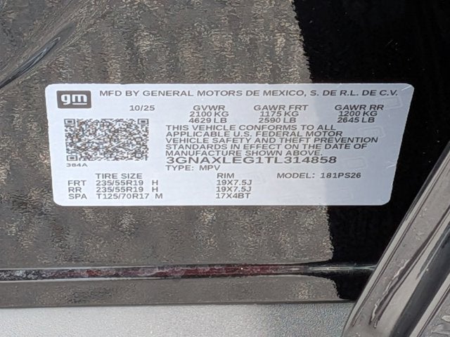 2026 Chevrolet Equinox RS