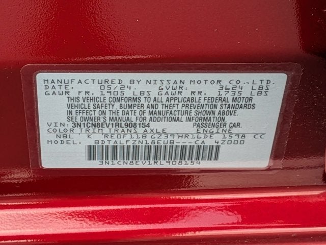 2024 Nissan Versa 1.6 SV