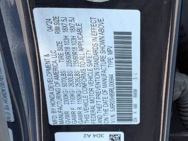 2024 Honda CR-V Hybrid Sport-L