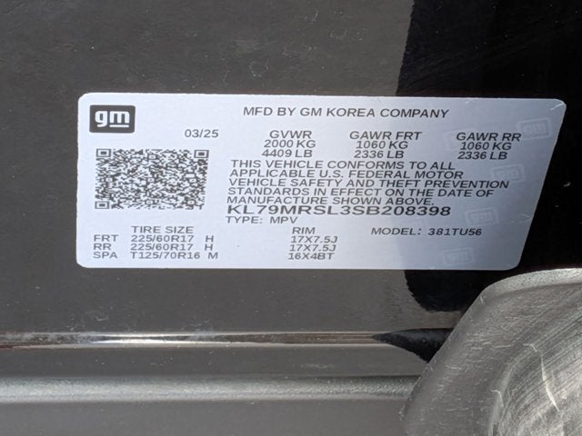 2025 Chevrolet TrailBlazer LT