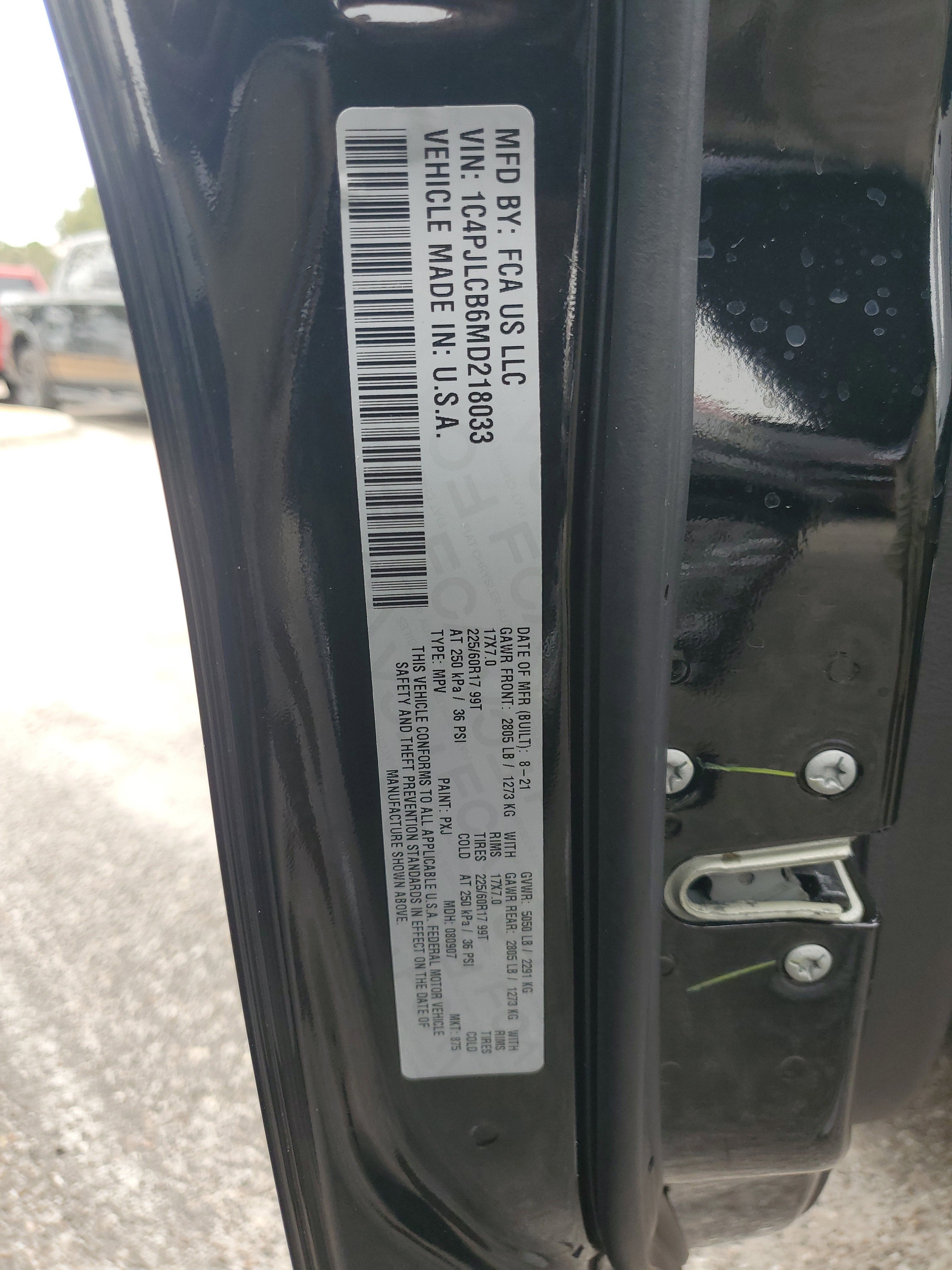 2021 Jeep Cherokee Latitude