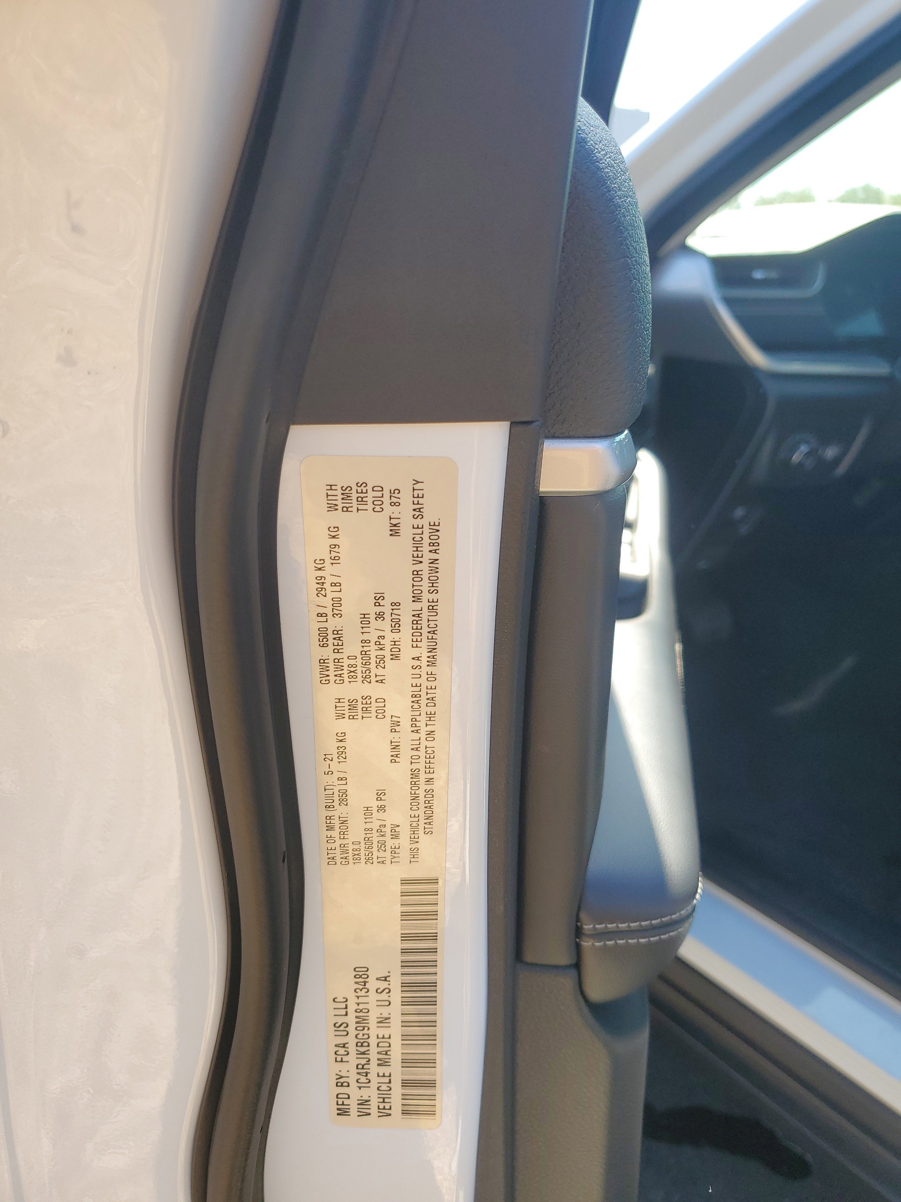 2021 Jeep Grand Cherokee L Limited