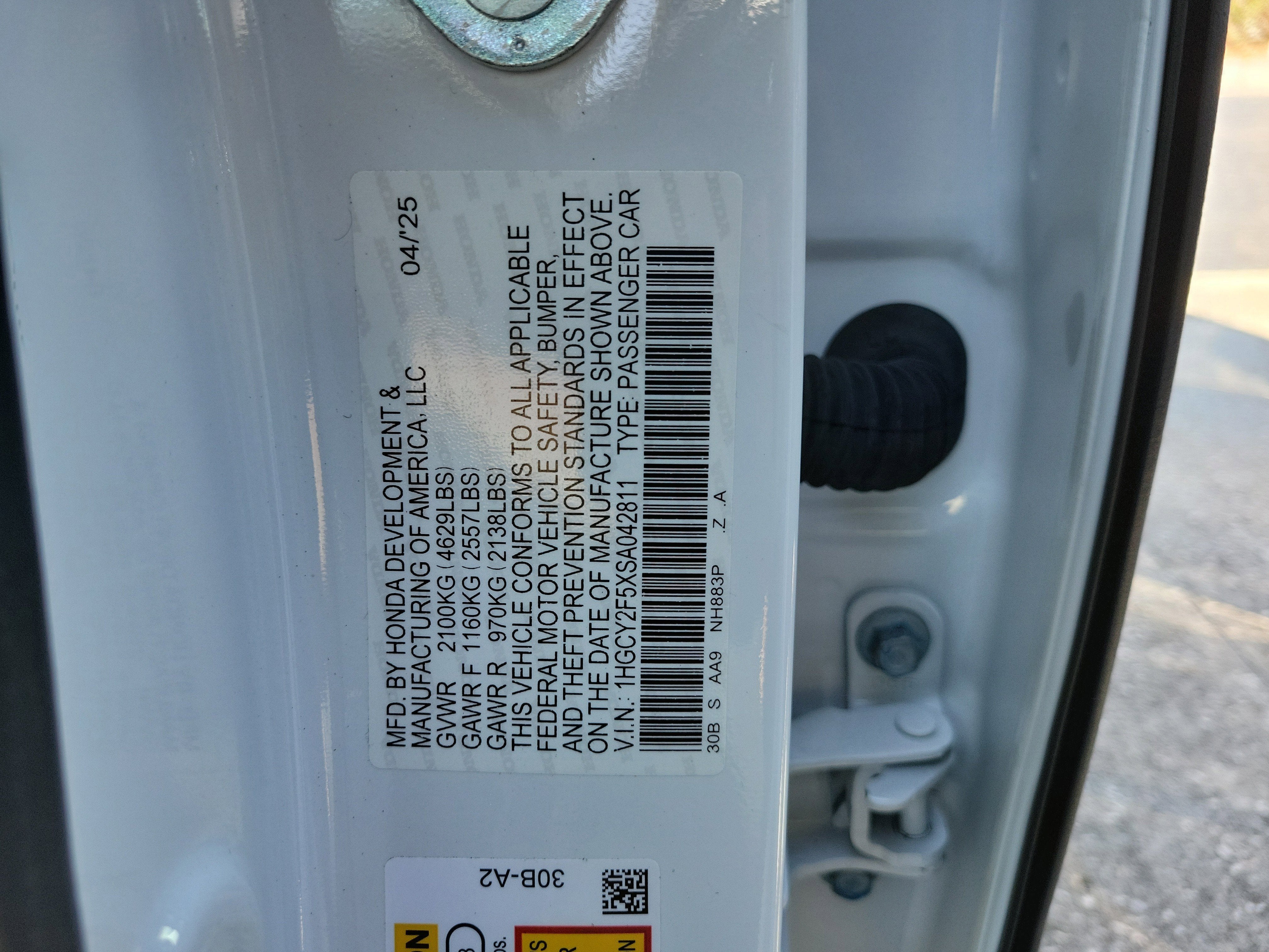 2025 Honda Accord Hybrid Sport
