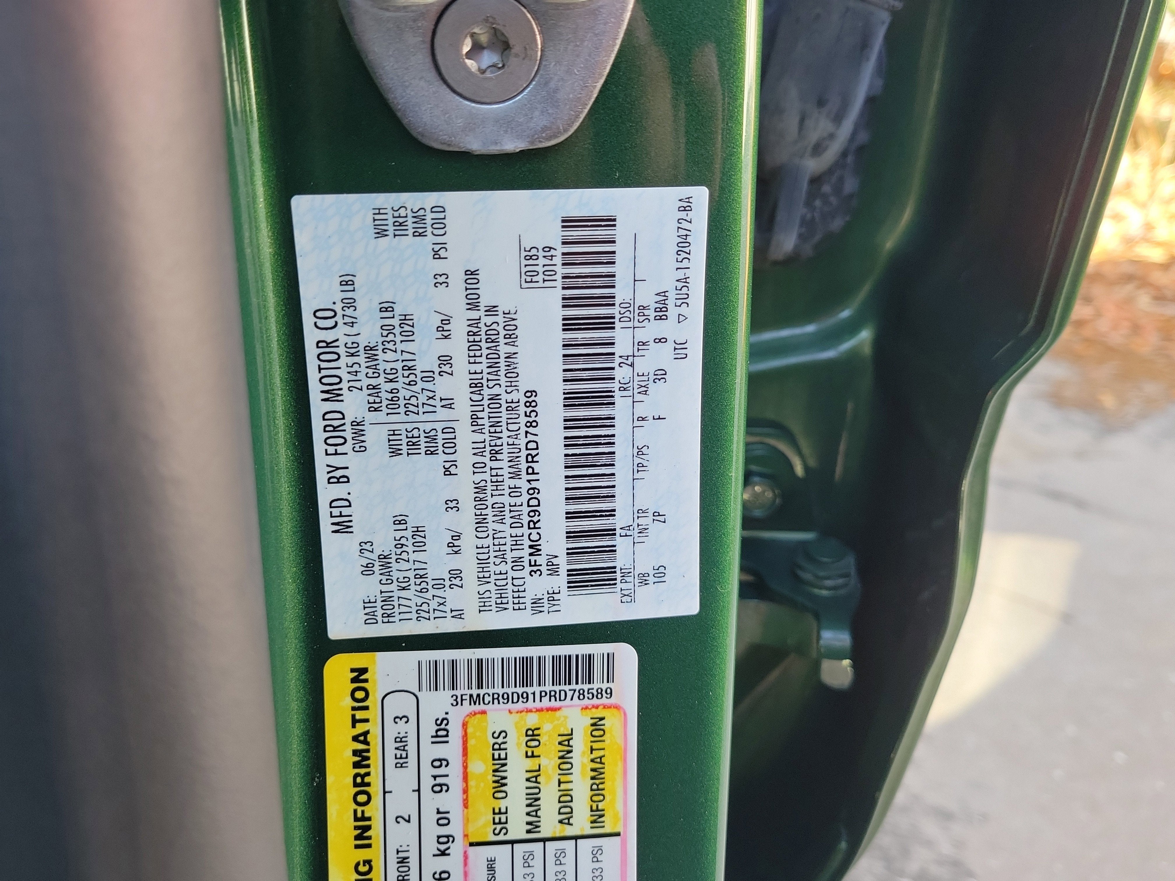 2023 Ford Bronco Sport Badlands