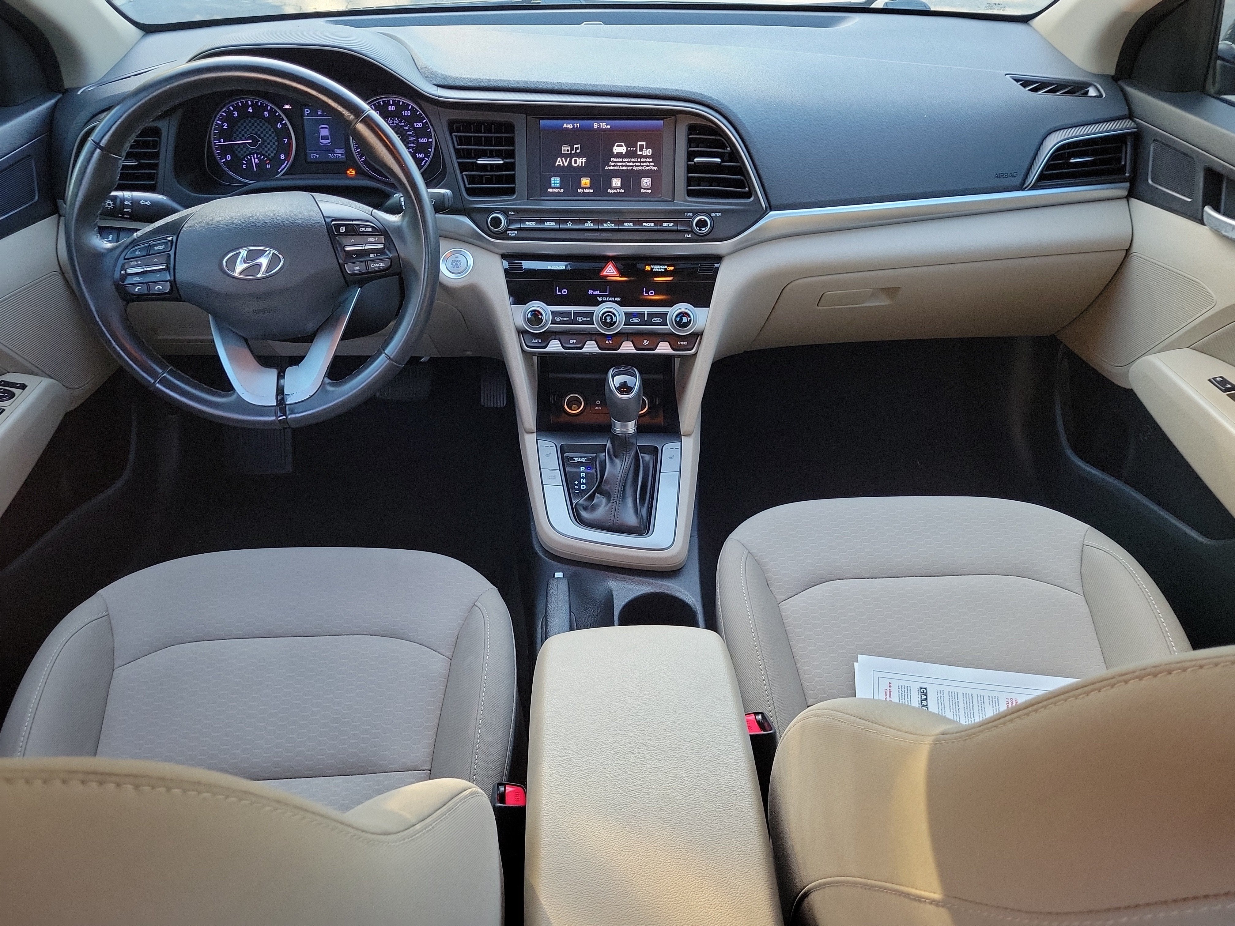 2019 Hyundai Elantra Value Edition