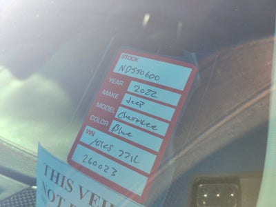 2022 Jeep Cherokee Trailhawk