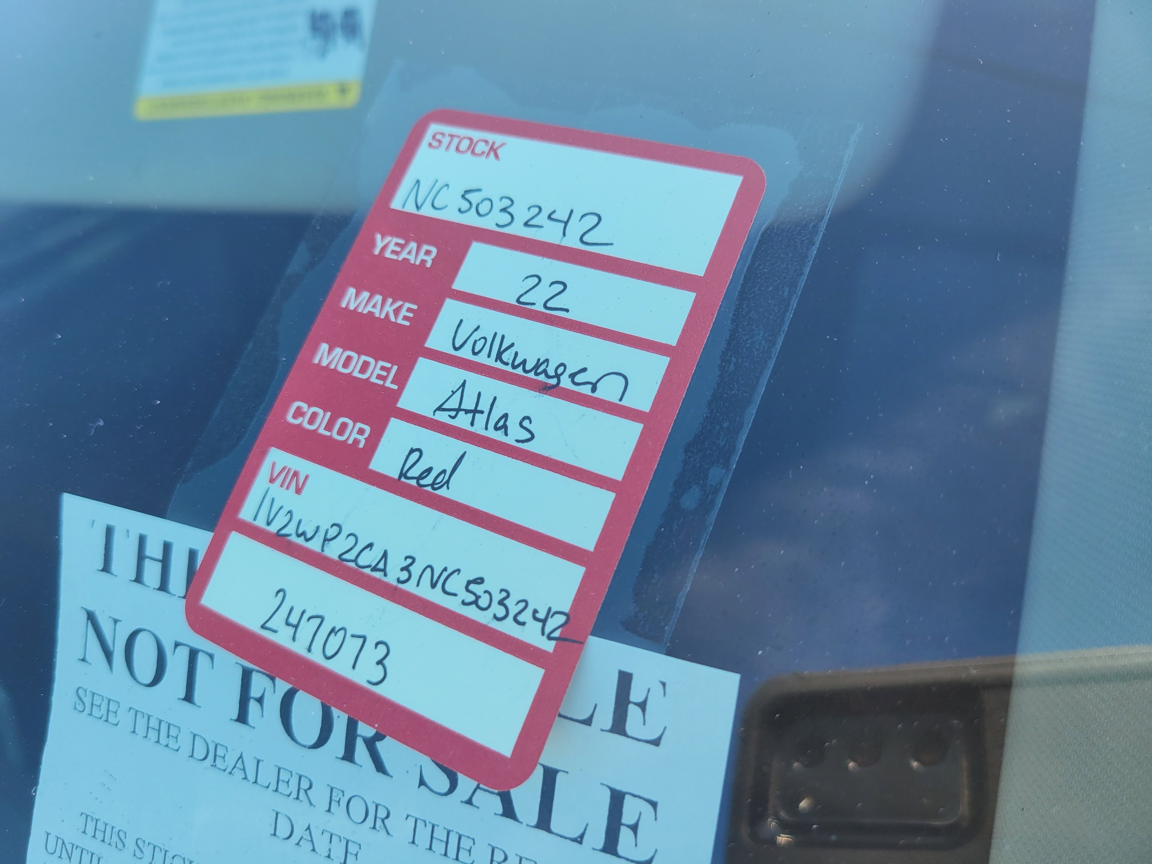 2022 Volkswagen Atlas 2.0T SE with Technology