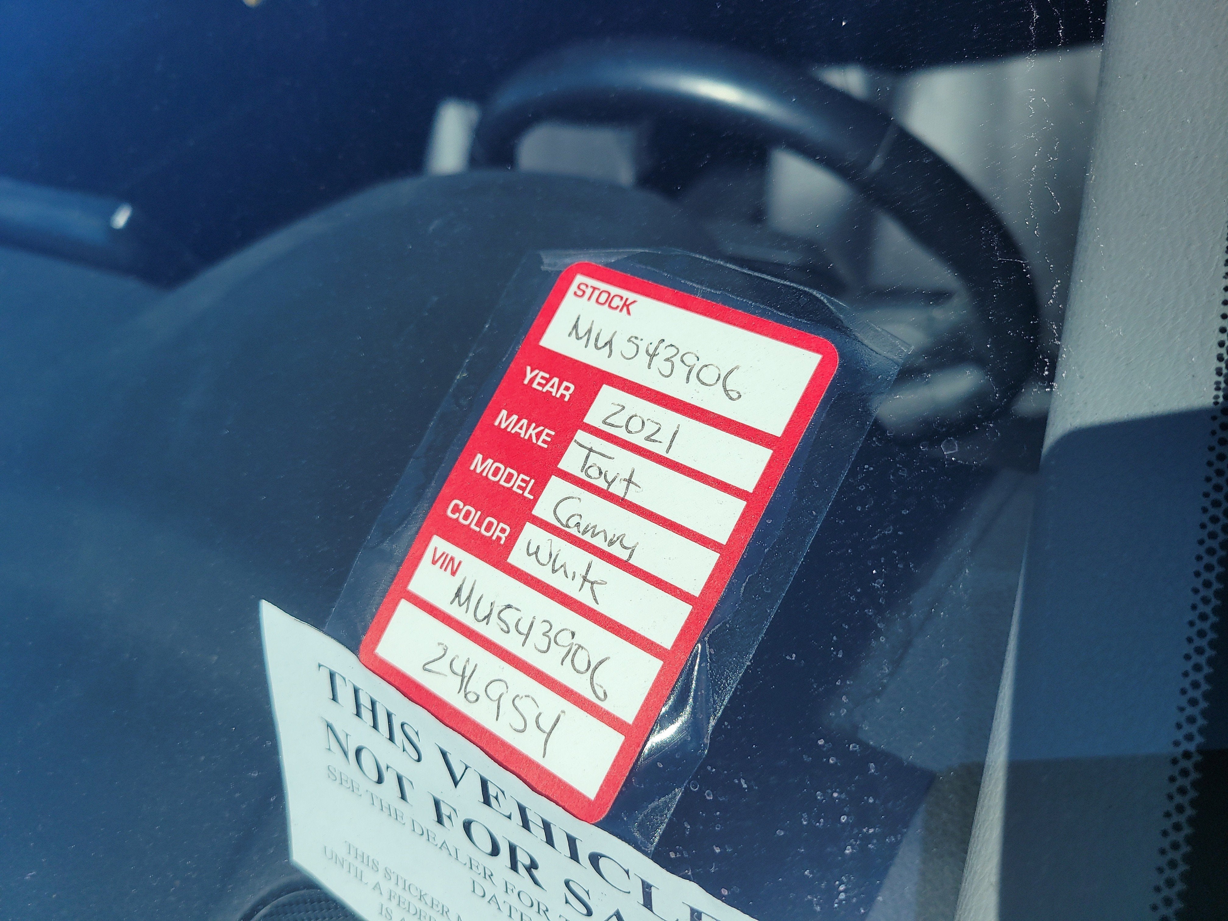 2021 Toyota Camry XSE