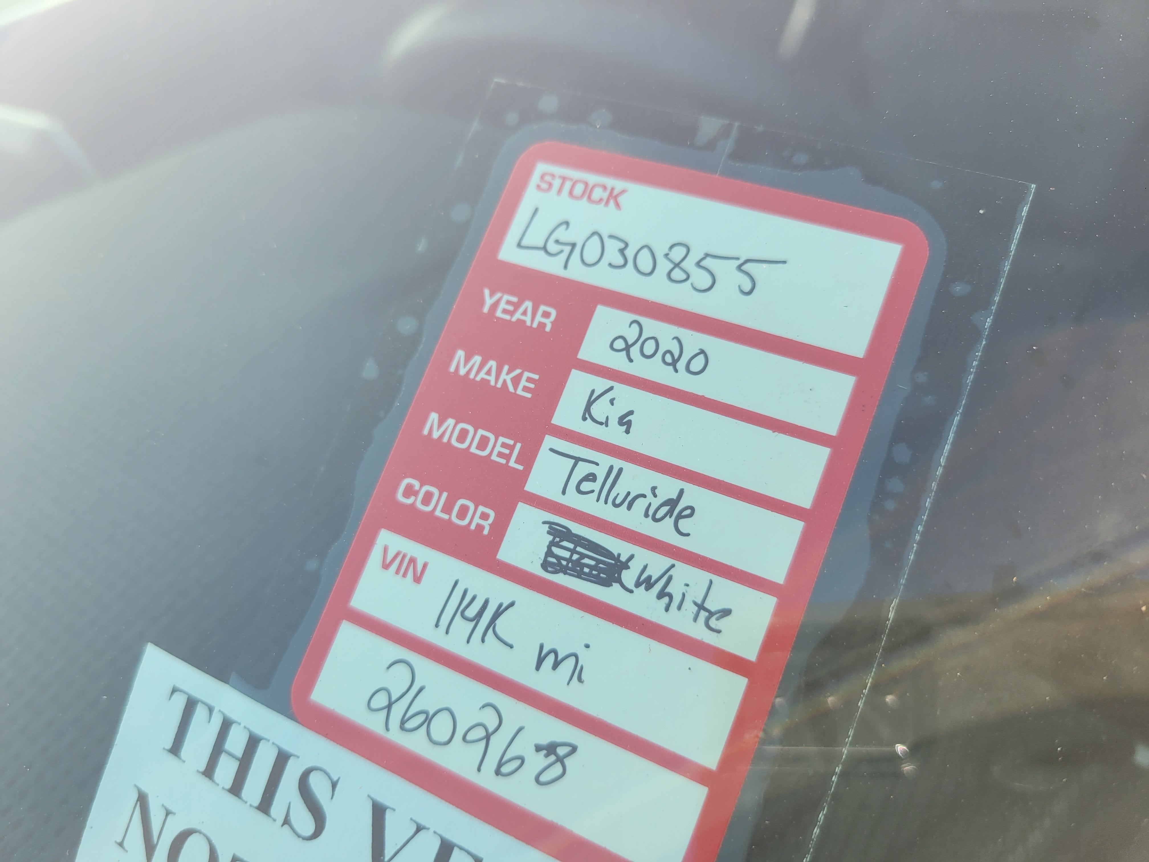 2020 Kia Telluride S