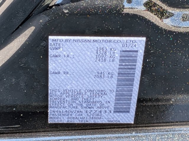 2024 Nissan Altima 2.5 SV