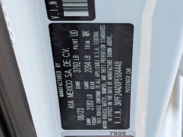 2023 Kia Forte LX